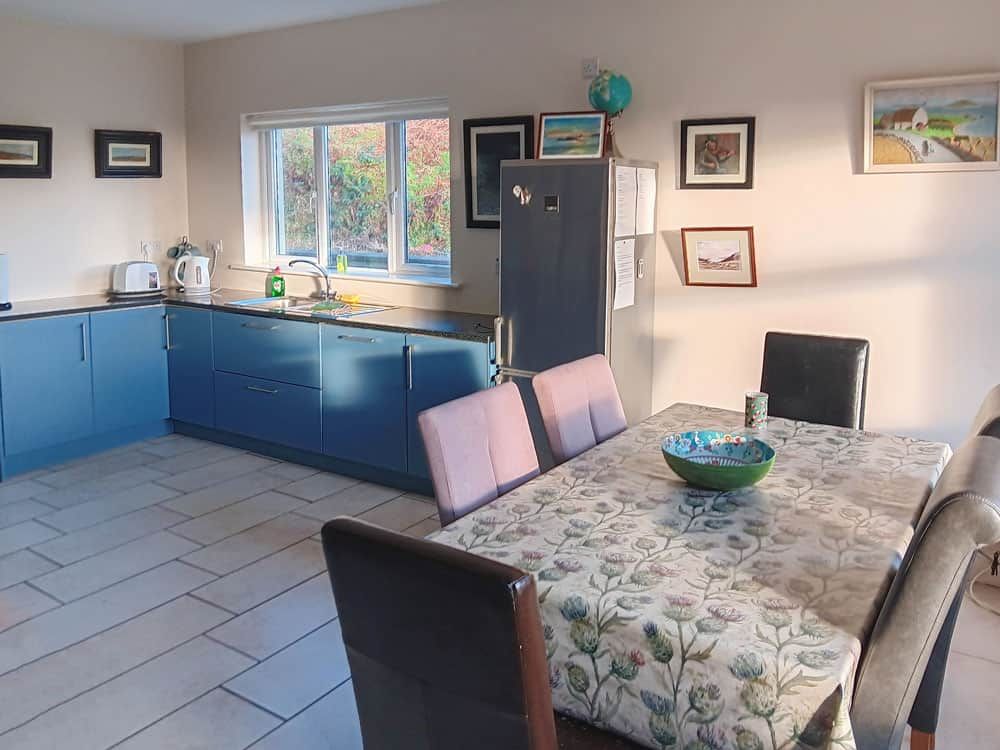 Dining and kitchen